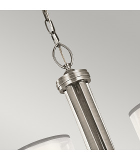 Lacey 5 Light Chandelier Antique Pewter E14-2