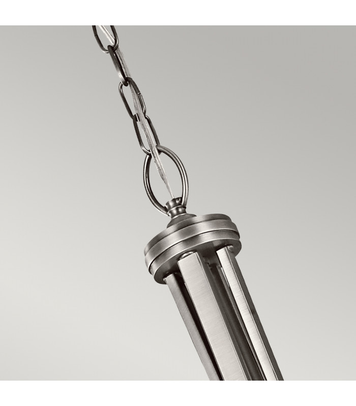 Lacey 4 Light Large Pendant Antique Pewter E27-2