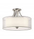 Lacey 4 Light Semi-Flush Mount Antique Pewter E27-1