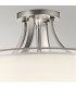 Lacey 4 Light Semi-Flush Mount Antique Pewter E27-2