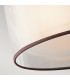 Lacey 3 Light Small Semi Flush Mount Ceiling Light Mission Bronze E27-3