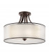 Lacey 4 Light Semi-Flush Mount Mission Bronze E27-1
