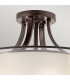 Lacey 4 Light Semi-Flush Mount Mission Bronze E27-2