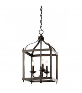 Larkin 3 Light Medium Ceiling Pendant Olde Bronze E14-1