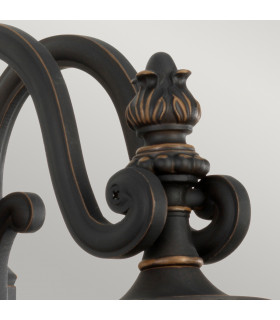 Luverne 1 Light Medium Outdoor Wall Lantern Bronze IP44 E27-2