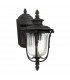 Luverne 1 Light Outdoor Small Wall Lantern Light Rubbed Bronze IP44 E27-1