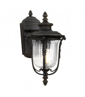 Luverne 1 Light Outdoor Small Wall Lantern Light Rubbed Bronze IP44 E27-1
