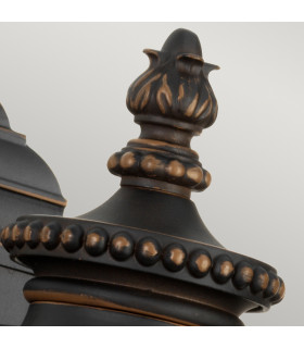 Luverne 1 Light Outdoor Small Wall Lantern Light Rubbed Bronze IP44 E27-2