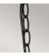 Luverne 1 Light Outdoor Ceiling Chain Lantern Rubbed Bronze E27-2