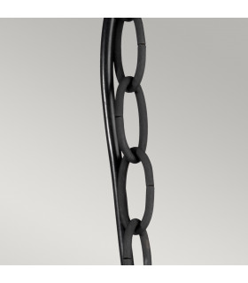 Luverne 1 Light Outdoor Ceiling Chain Lantern Rubbed Bronze E27-2
