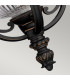 Luverne 1 Light Outdoor Ceiling Chain Lantern Rubbed Bronze E27-5