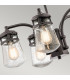 Lyndon 5 Light Outdoor Chandelier Pendant Lighting Bronze IP44 E27-4