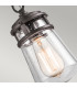 Lyndon 1 Light Small Outdoor Ceiling Chain Lantern Architectural Bronze E27-4