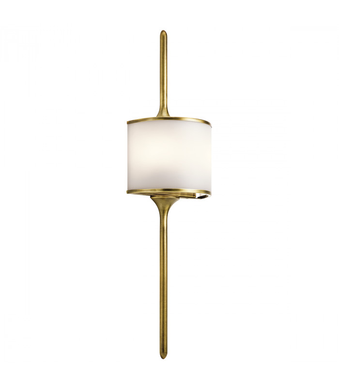 Mona 2 Light Bathroom Wall Light Brass IP44 G9-1