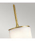 Mona 2 Light Bathroom Wall Light Brass IP44 G9-2