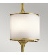 Mona 2 Light Bathroom Wall Light Brass IP44 G9-3
