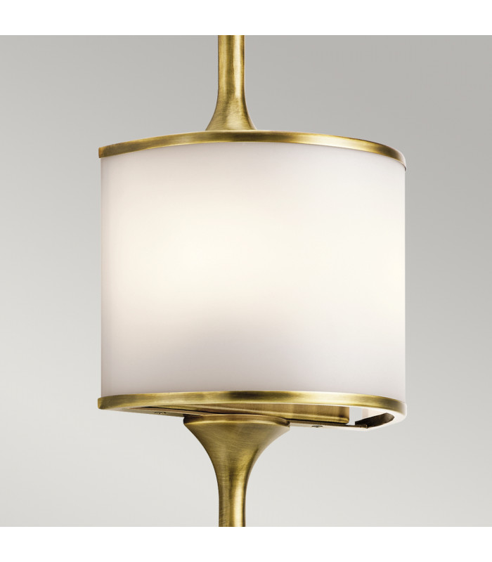 Mona 2 Light Bathroom Wall Light Brass IP44 G9-3