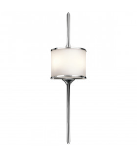 Mona 2 Light Indoor Wall Light Polished Chrome G9-1