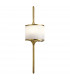 Mona 2 Light Bathroom Wall Light Brass IP44 G9-1