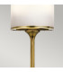 Mona 2 Light Bathroom Wall Light Brass IP44 G9-4
