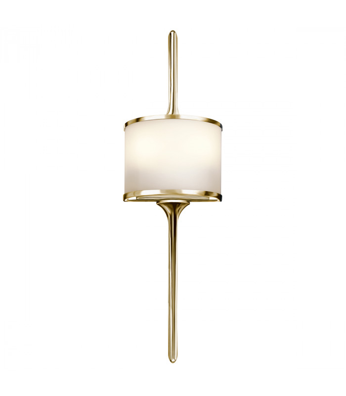 Mona 2 Light Bathroom Wall Light Polished Brass IP44 G9-1