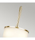 Mona 2 Light Bathroom Wall Light Polished Brass IP44 G9-3