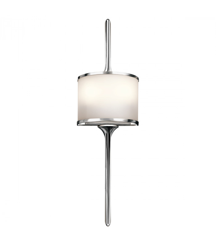 Mona 2 Light Bathroom Wall Light Polished Chrome IP44 G9-1