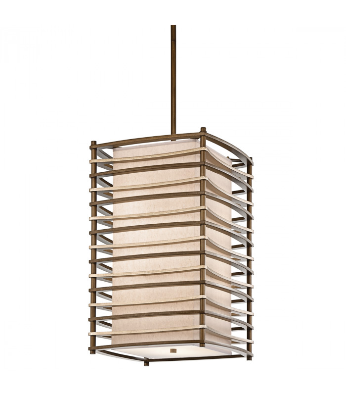Moxie 4 Light Ceiling Pendant Bronze E27