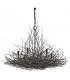 Organique 6 Light Pendant Chandelier Light Old Bronze E14