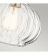Riviera 1 Light Pendant Brushed Nickel E27-4