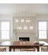 Riviera 1 Light Pendant Brushed Nickel E27-5