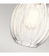 Riviera 1 Light Pendant Brushed Nickel E27-4