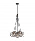 Rocklyn 6 Light Chandelier Cluster Cage Ceiling Pendant Steel E27-1