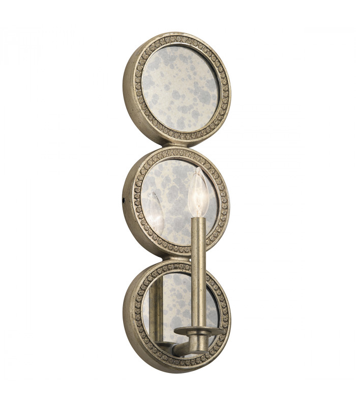 Rosalie 1 Light Indoor Candle Wall Light Gold E14-1