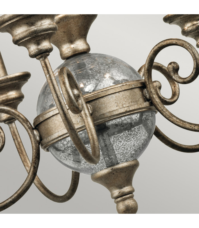 Rosalie 5 Light Chandelier Gold Finish E14-5