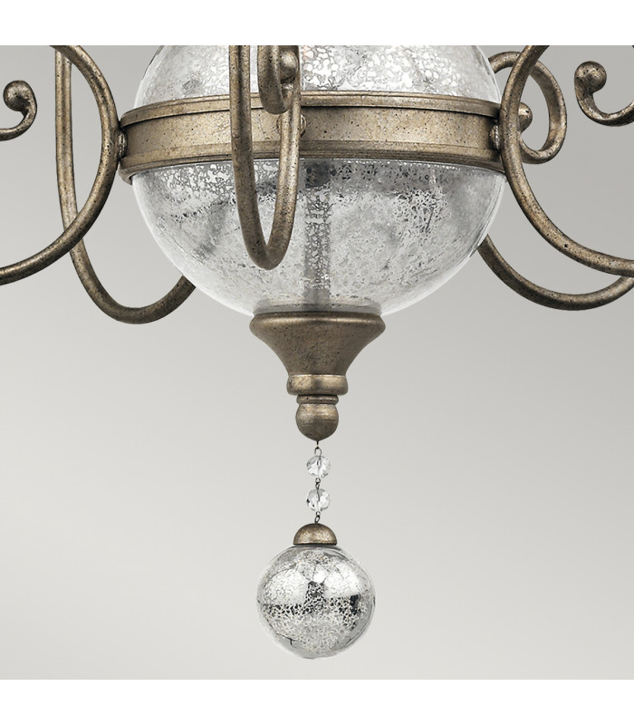 Rosalie 5 Light Chandelier Gold Finish E14-5