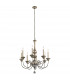 Rosalie 8 Light Chandelier Gold Finish E14-1