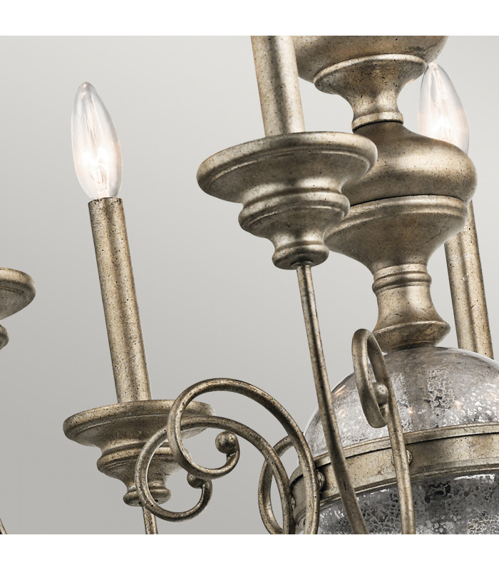 Rosalie 8 Light Chandelier Gold Finish E14-5