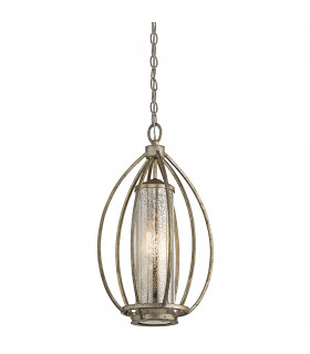 Rosalie 1 Light Ceiling Pendant Light Gold E27-1