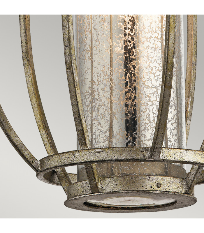 Rosalie 1 Light Ceiling Pendant Light Gold E27-4