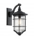 Royal Marine 1 Light Medium Outdoor Wall Lantern Black IP44 E27-1