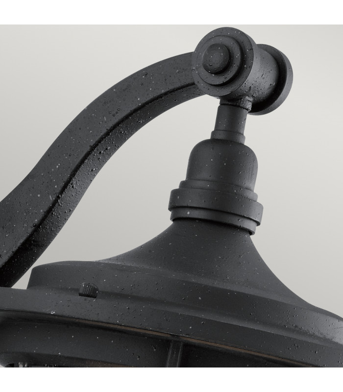 Royal Marine 1 Light Medium Outdoor Wall Lantern Black IP44 E27-4
