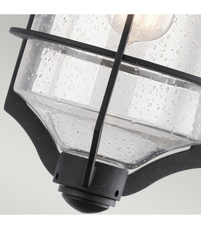 Royal Marine 1 Light Medium Outdoor Wall Lantern Black IP44 E27-6