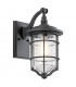 Royal Marine 1 Light Small Outdoor Wall Lantern Black IP44 E27-1