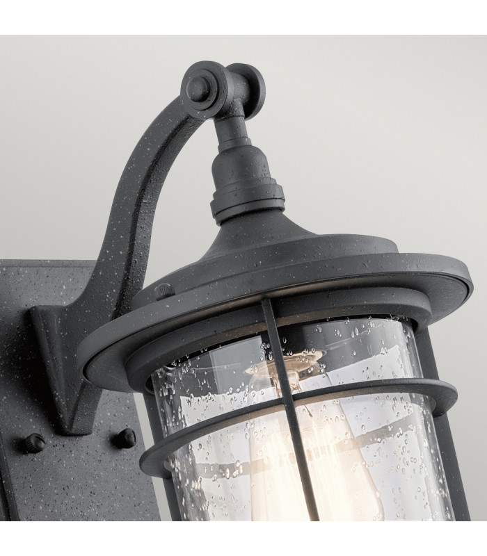 Royal Marine 1 Light Small Outdoor Wall Lantern Black IP44 E27-4