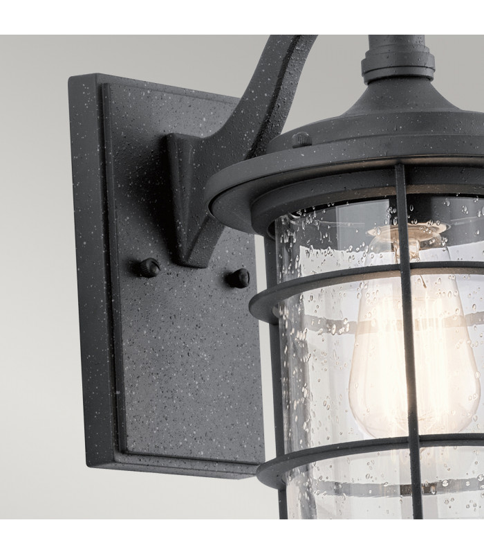 Royal Marine 1 Light Small Outdoor Wall Lantern Black IP44 E27-5