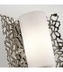 Silver Coral 1 Light Wall Light Silver E27-2