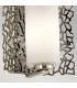 Silver Coral 1 Light Wall Light Silver E27-3