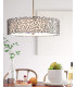 Silver Coral 3 Light Ceiling Duo-Mount Pendant Classic Pewter E27-2