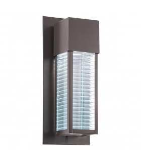 Sorel 1 Light Outdoor Wall Lantern Bronze IP44 GU10-1